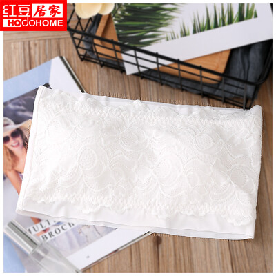 

Red bean home wrapped chest girl bra development girl one-piece tube top pattern white one size