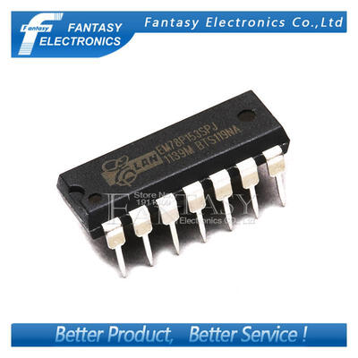 

10PCS EM78P153SPJ DIP14 EM78P153 DIP new and original IC free shipping