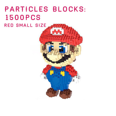 

4200 Pcs Big Size Cute Super Mario Bros DIY Creative Bricks Toy Child Educational Wange Building Block Brick Juguetes