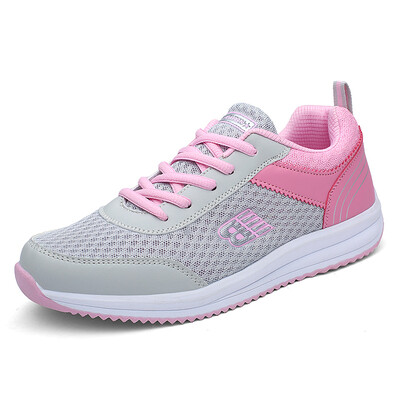 

2018 new net shoes female shoes spring&summer mesh breathable Korean flat student sports shoes women running casual shoes