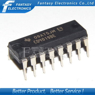 

5PCS CD4019BE DIP16 CD4019 DIP new and original IC free shipping