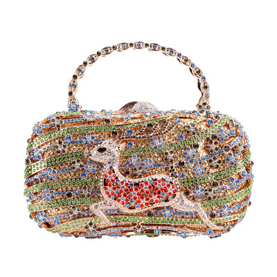 

Fawziya Deer Metal Handle Clutch Purses And Clutches Purses For Women