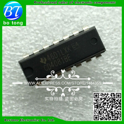 

10PCS CD4081BE DIP14 CD4081 DIP new and original IC free shipping