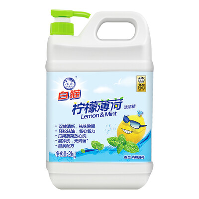 

White Cat Lemon Mint Dishwashing Liquid 2kg
