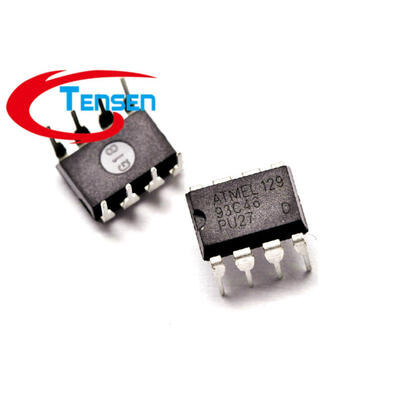

10Pcs/Lot AT93C46 93C46 AT93C46-10SU-2.7 IC Three-wire Serial EEPROM 1KBIT 2MHZ DIP-8
