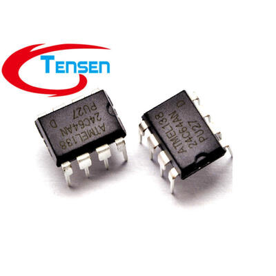 

200PcsLot 24C64 AT24C64 AT24C64N-10PU-27 DIP-8 2-Wire Serial EEPROM 64K BIT
