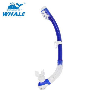 

Whale aquatics Silicone Snorkel Premium Ultra Flexible Free diving Swimming Diving Breathing Tube