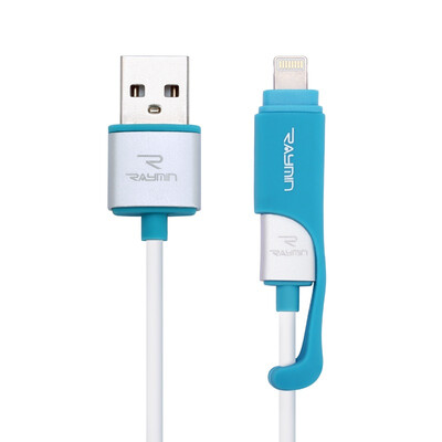 

Rui Ming SJ007 Кабель для передачи данных iPhone5s для iPhone6 ​​Кабель для передачи данных Apple Andrews универсальный двух-в-один телефон для зарядки кабеля 1 м