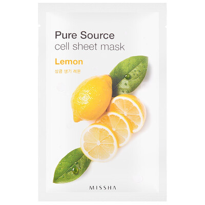 

MISSHA Pure Silklight Facial Mask 25ml Lemon