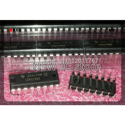 

Free shipping 50pcs/lot CD4026BE CD4026 4026 DIP16 100% NEW
