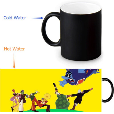 

The Beatles Yellow Submarine 350ml/12oz Heat Reveal Mug Color Change Coffee Cup Sensitive Morphing Mugs Magic Mug Milk Tea Cups