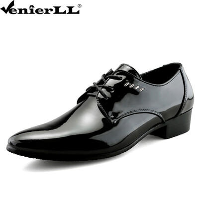 

British-style men business dress shoes pointed leather shoes