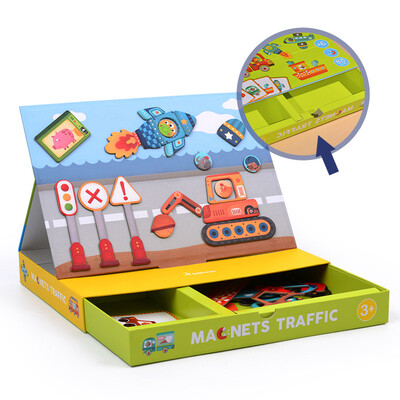 

MiDeer Traffic Magnetic Puzzle 58 Pcs 3
