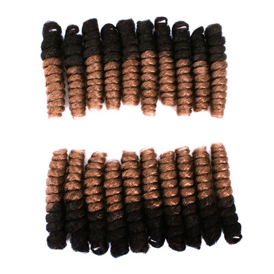 

10&20Inch Curlkalon Crochet Hair Curly Bouncy Ombre Spirals Curled Tapered Cut Natural Hair Synthetic Hair Extensionsaniya