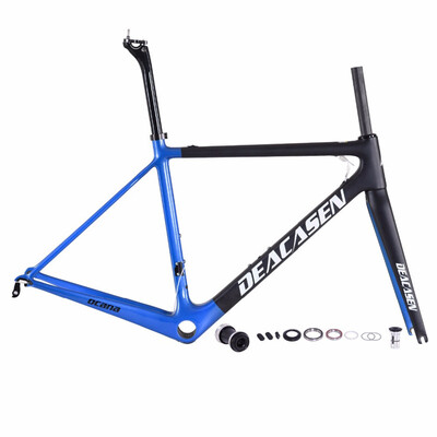 

Deacasen 2018 Top New T800 Red Gray Blue Di2 And Lighter Faster Carbon Road Bike Frame Cycling Bicycle Racing Frameset Bike