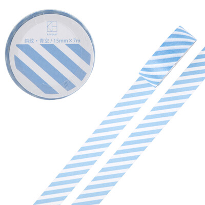 

Kinbor hand book&paper tape 15mm7m hand book sticker color decorative tape ripple · Ruozhu DTB64232-1