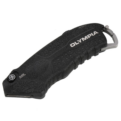 

OLYMPIA automatic tool change special knife heavy duty utility knife 1 contains 5 pieces of SK5 blade with key ring 1810