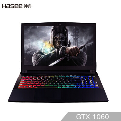 

Шэньчжоу (HASEE) Ares K690E-G5D1 GTX1060 6G только значительный 15,6-дюймовый игровой ноутбук (G5500 8G 256G SSD 1080P) IPS