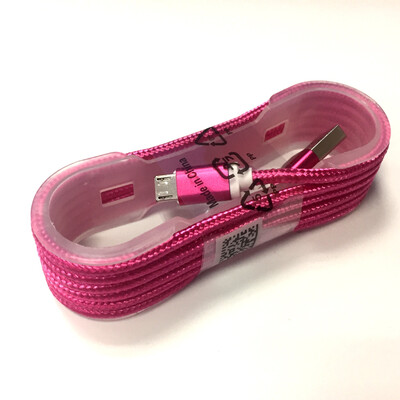 

1.5M нейлон Braid Micro USB Data Charging Cable для мобильных телефонов Android