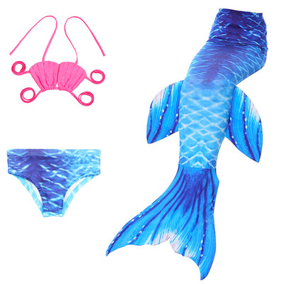 

3pcsSet Girls Mermaid Tails Swimming Costume2017 Children Mermaid Tail Costume For Kids Swimming Mermaid Tails