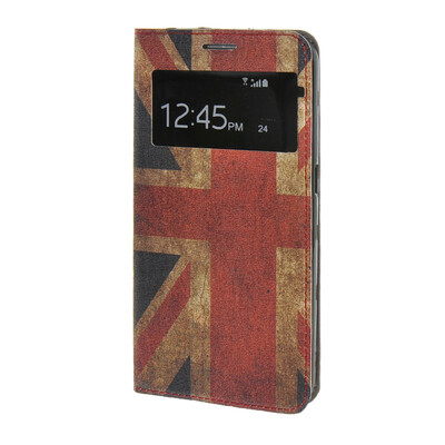 

MOONCASE Case for Samsung Galaxy S6 Slim Flip Leather Wallet Card and Kickstand Case Cover / a03