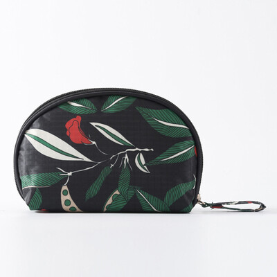

Shouyou shell cosmetic bag waterproof cosmetic storage bag portable semi-circle bag JD-SN-29 Flower Night 01