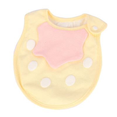 

Baby saliva towel pocket spring&summer cotton double soft&waterproof snap U-shaped feeding bib baby newborn rice pocket sm