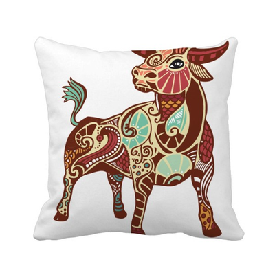 

созвездие символ зодиака телец площадь бросить подушку включить подушки покрытия дома диван декор подарок