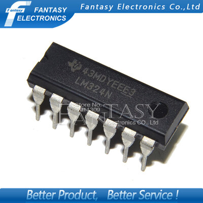 

10PCS LM324N DIP14 LM324 DIP new and original IC free shipping