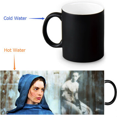 

Les Miserables 350ml/12oz Heat Reveal Mug Color Change Coffee Cup Sensitive Morphing Mugs Magic Mug Milk Tea Cups