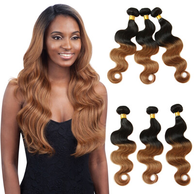 

Nami Hair Ombre Brazilian Hair Weaves Body Wave 3 Bundles Two Tone Color T1B30 100 Human Hair Extensions