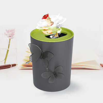 

Embroidery Showtran debris storage bucket desktop trash can kitchen bathroom peel cleaning Milan art desktop bucket
