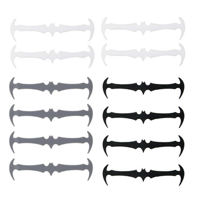 

JUP1 Set 12 Roots Mens No Need Tie Flat Shoelaces Anchor Plastic Lazy Shoe Laces Anchors Fit All Shoelaces Convenient Tieless Ea