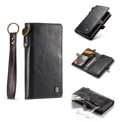 

Samsung Galaxy S8S8 PlusNote 8 Luxury Leather Commerce Multi-function Wallet Card Clip Protection Phone case