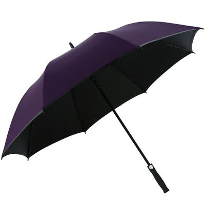 

Paradise umbrella carbon fiber bone increase hit black plastic self-opening straight business umbrella 3831E deep purple