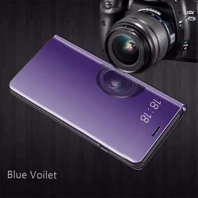 

Samsung Galaxy S7S7 Edge Luxury Slim Mirror Flip Shell Stand Leather Smart Clear View Window Cover Phone Case