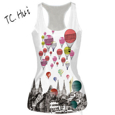 

2018 Европа и новые дикие случайные жилеты цифровой печати в длинном разделе Тонкий жилет