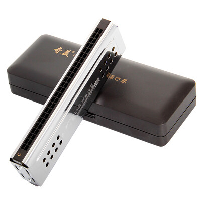 

Chi Mei QIMEI harmonica 24 hole tremolo harmonica double-sided C G harmonica