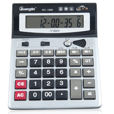 

GuangBo NC-1689 pronunciation banknote calculator / computer