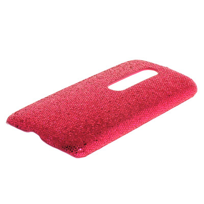 

MOONCASE чехол for Motorola Moto G3 Жесткий резиновый обложка чехол ярко-розовый