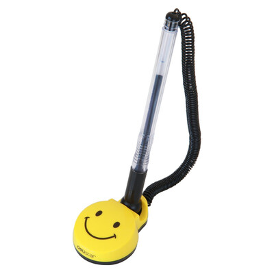 

Deli 05mm smile table pen desktop pen single loaded 6793