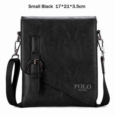 

VICUNA POLO Burglarproof Buckle Small Mens Crossbody Bag Personality Oblique Flap Cool Men Messenger Bag Sling Shoulder Bag Male