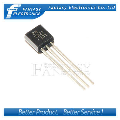 

100PCS Transistor 2N2222 2N2222A TO-92 TO 92 new&original IC free shipping