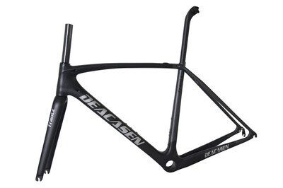 

2018 Deacasen 4952545658 Carbon Road Frame Cycling Bicycle Racing Frameset FrameForkSeatpostHeadset Clamp Bsa68Bb30Pf30