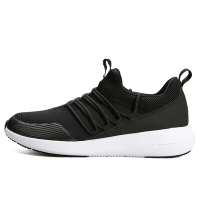 

PEAK mens casual shoes breathable comfort cushioning fashion urban sports shoes DE820571 black 45 yards