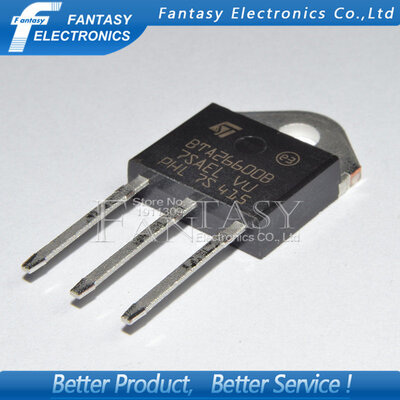 

20PCS BTA26-600B TO-3P BTA26600B TO3P BTA26-600 new and original IC free shipping