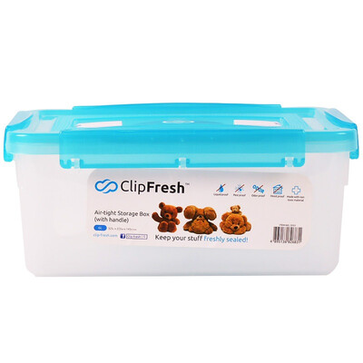 

[Jingdong supermarket] heart fresh 6 liters A + clothing snack toys kitchen car with plastic sealed moisture-proof storage box 3151 blue 1 only installed
