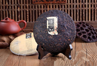 

C-PE109 Yunnan Puerh ripe tea 2014 year Menghai Zhen Zhen tree dry warehouse ancient charm Puer tea cooked cake tea 200g