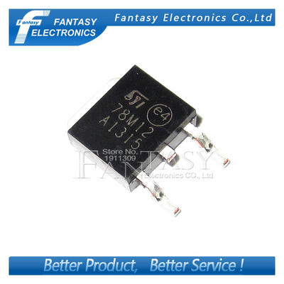 

10PCS 78M12 TO-252-2DPAK 12V voltage regulator new&original free shipping
