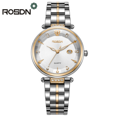 

ROSDN Luxury Women Watches Dress Relogio Feminino Clock Wrist Watch Women Montre Femme Quartz Ladies Watch for Lovers Girl
